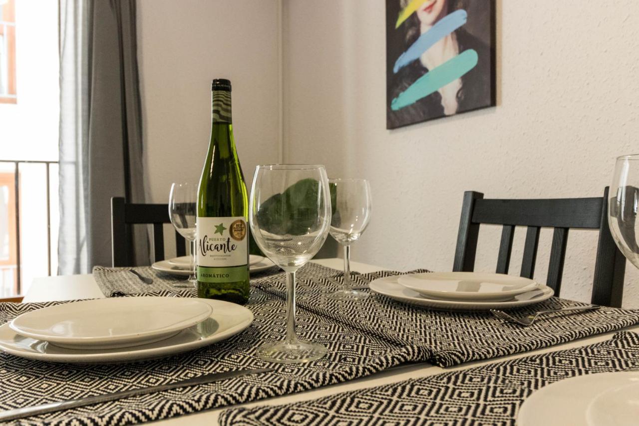 Alc - Jorge Juan, Acogedor Apartamento En El Centro De Alicante Lägenhet Exteriör bild